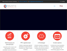 Tablet Screenshot of holisticwebmarketing.com